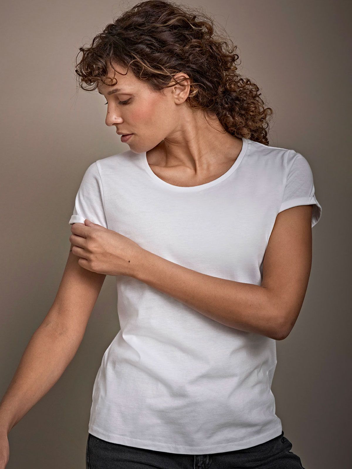 Ladies Roll-Up Tee - Tee Jays