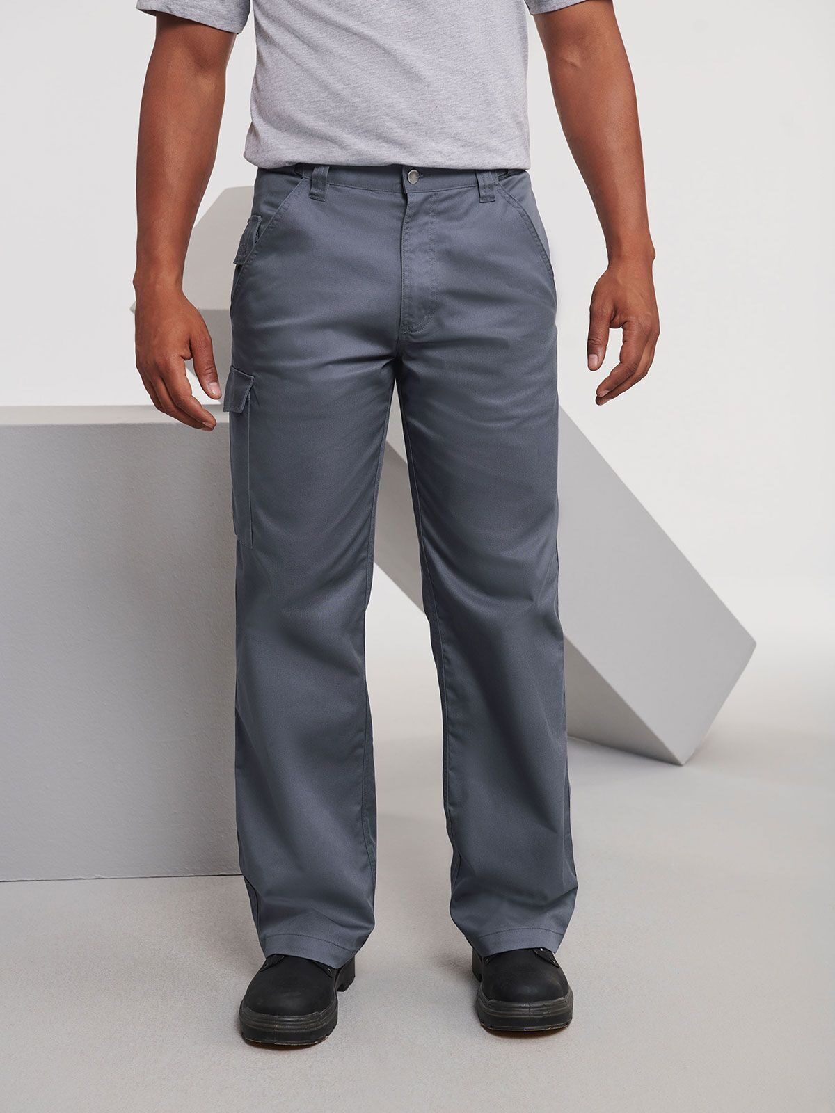 Adults' Polycotton Twill Trousers - Russell