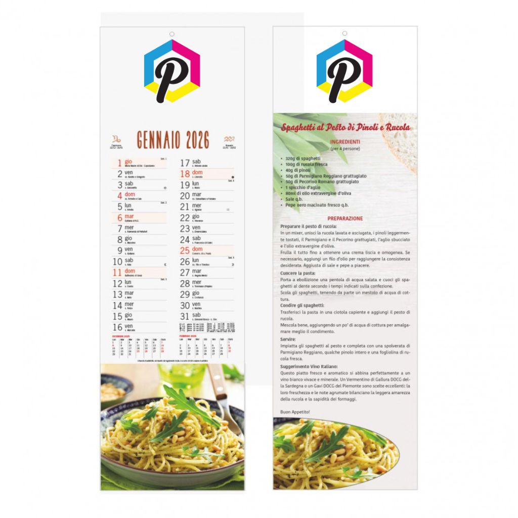 CALENDARIO SLIM GASTRONOMIA