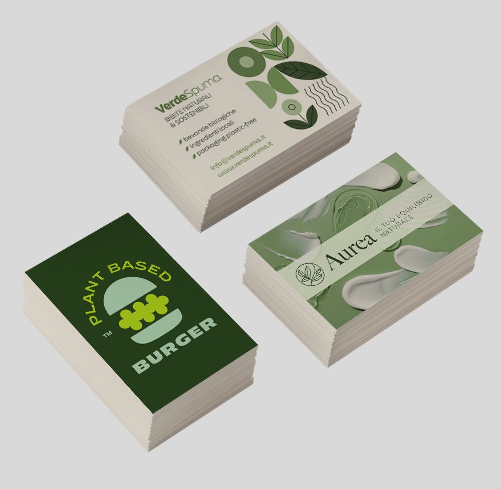 Biglietti da visita ecologici