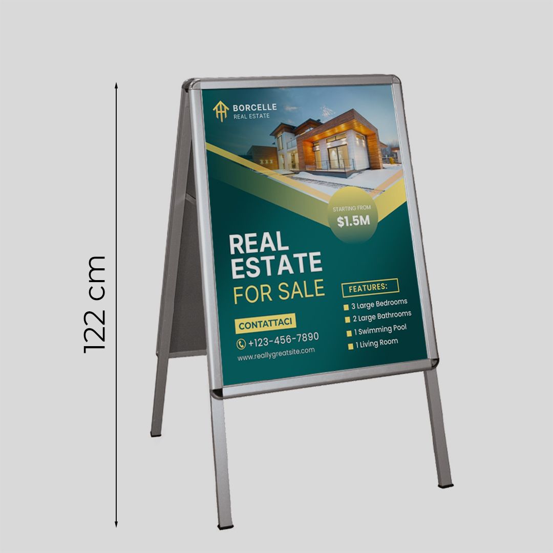 Cavalletto bifacciale B0