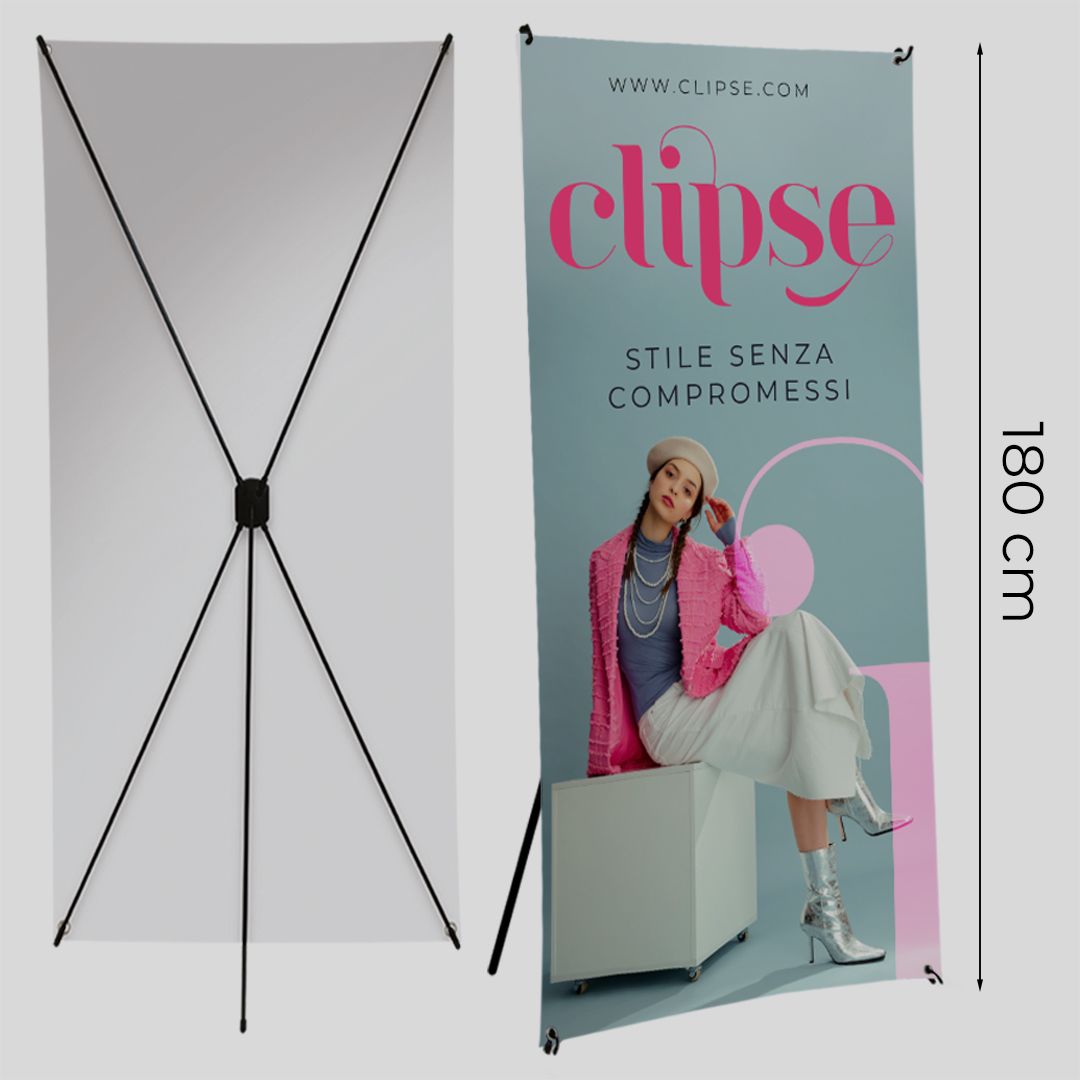 Expobanner Xbanner 70xh180 cm