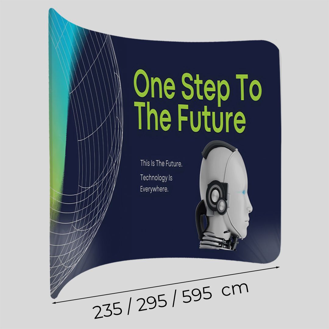 Espositore tubolare Formulate curvo