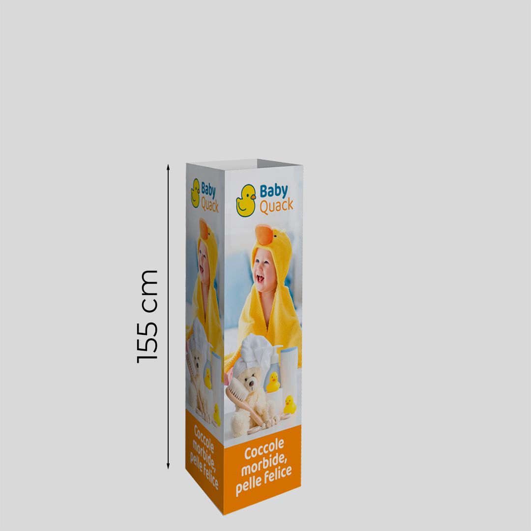 Totem da terra Snow S da interno