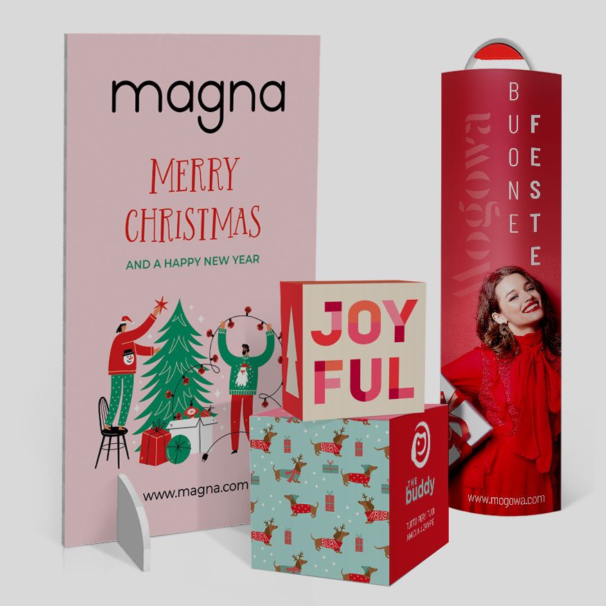 Decorazioni natalizie per negozi