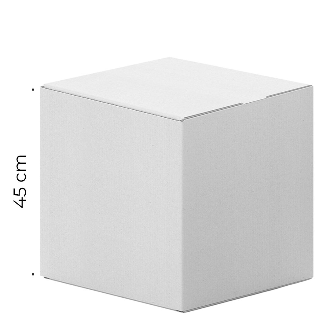 Cubo arredo in cartone 45 cm