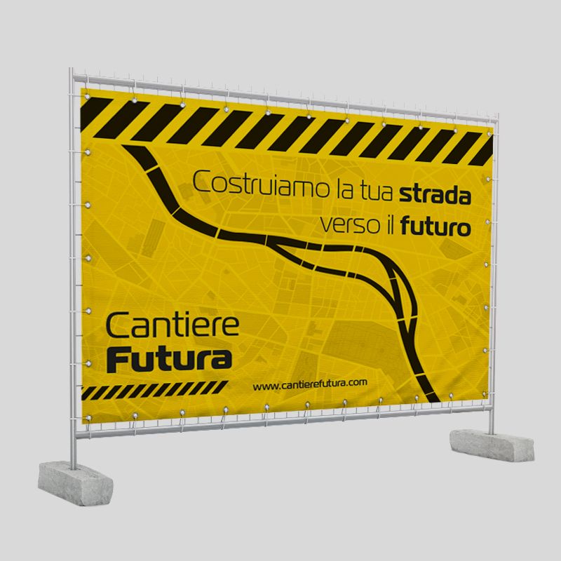 Striscioni per cantieri