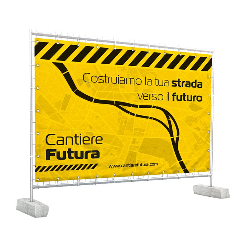 Striscioni per cantieri