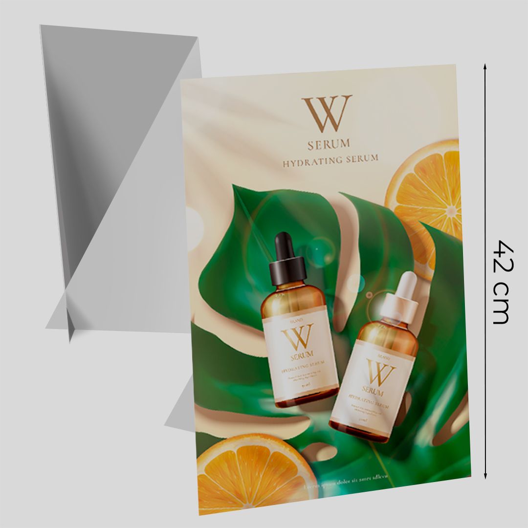 Cartello vetrina in cartone Plane A3 30x42 cm