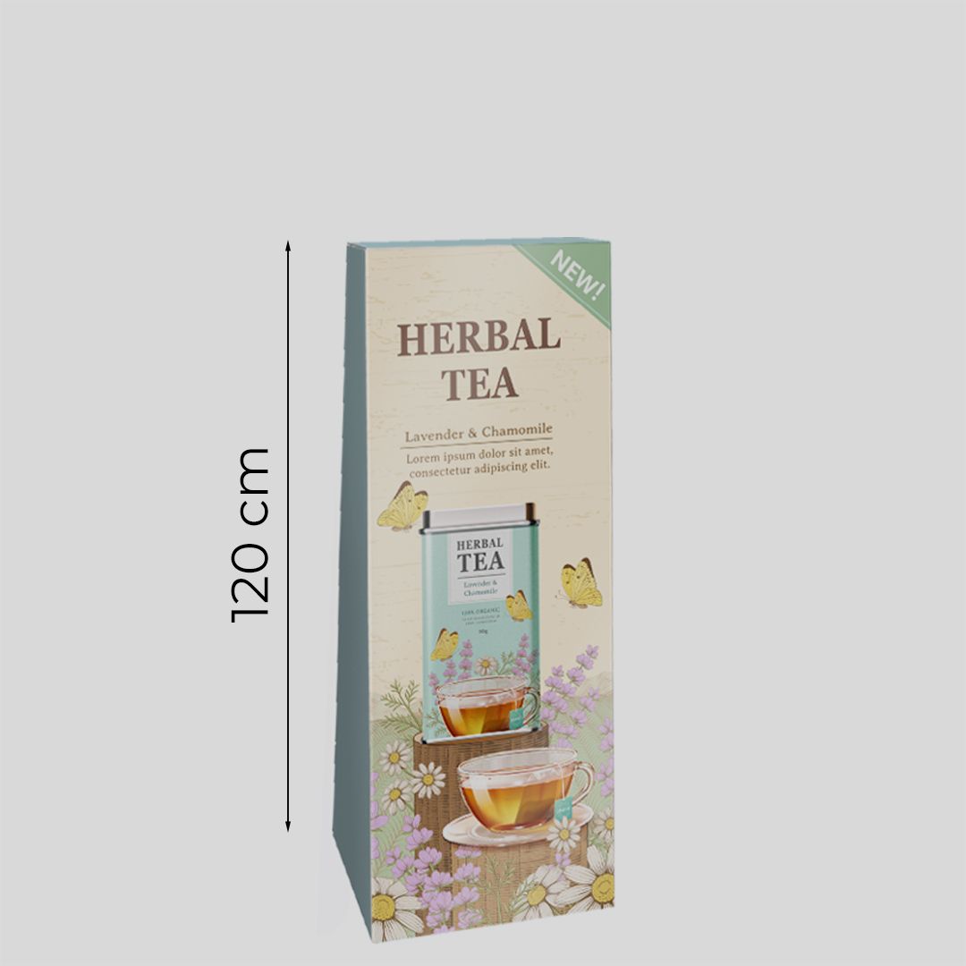 Totem da terra Trapeze S da interno