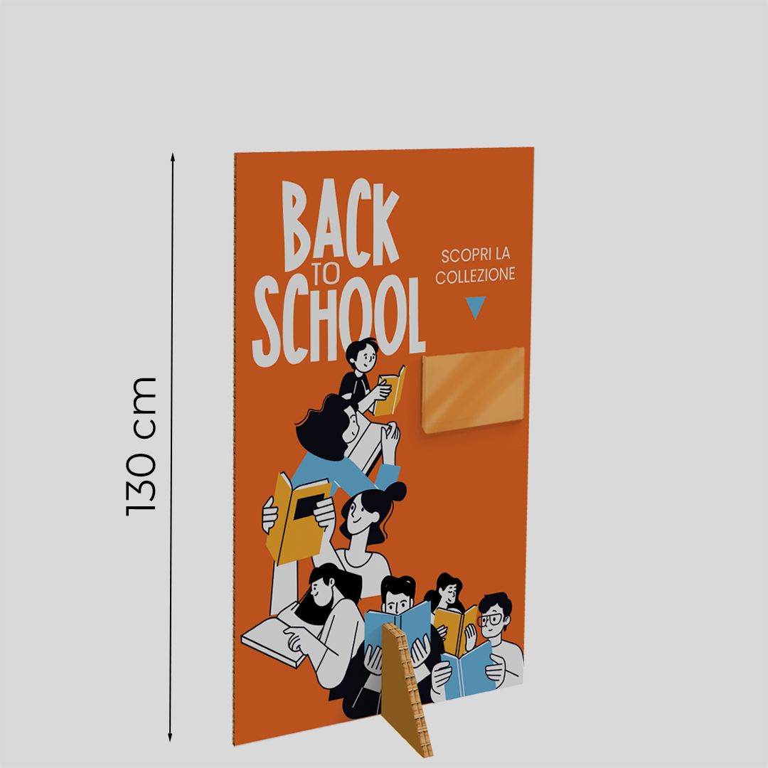 Pannello in cartone alveolare con supporto Premium S