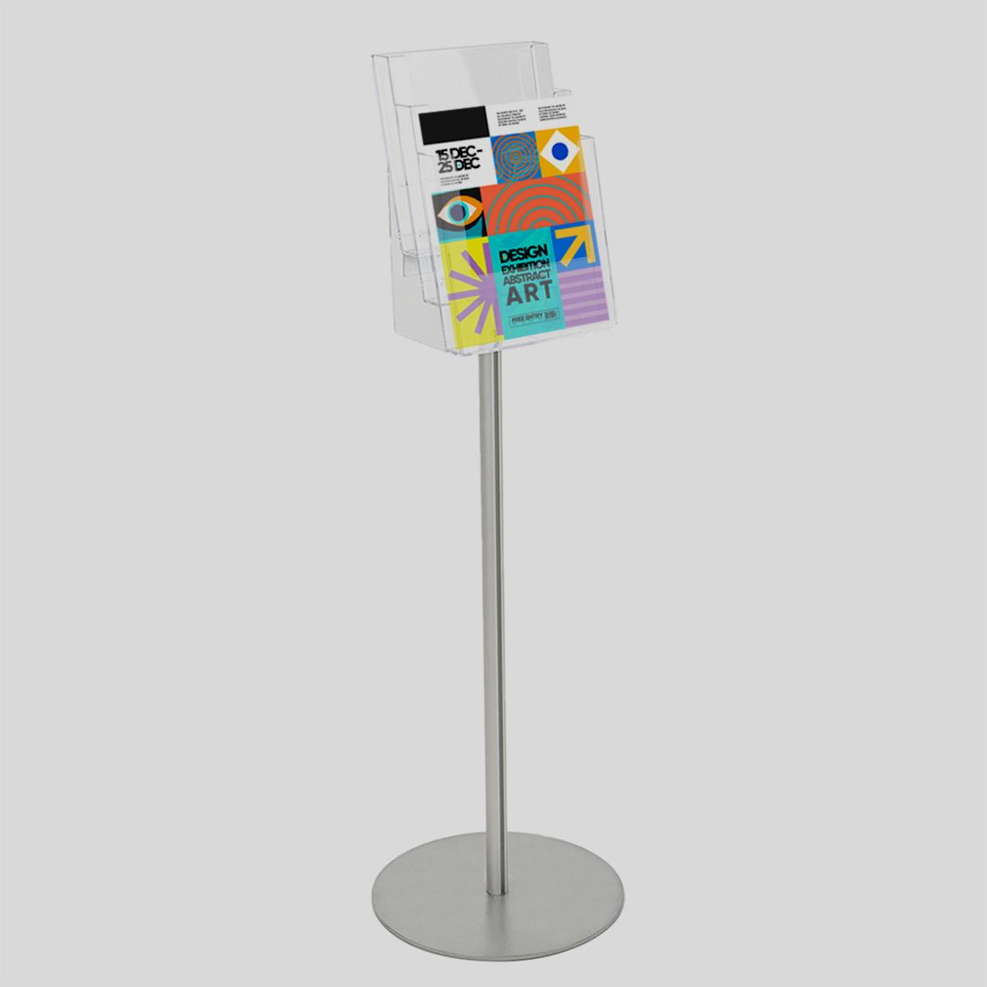 Colonna porta depliant 3 tasche A4