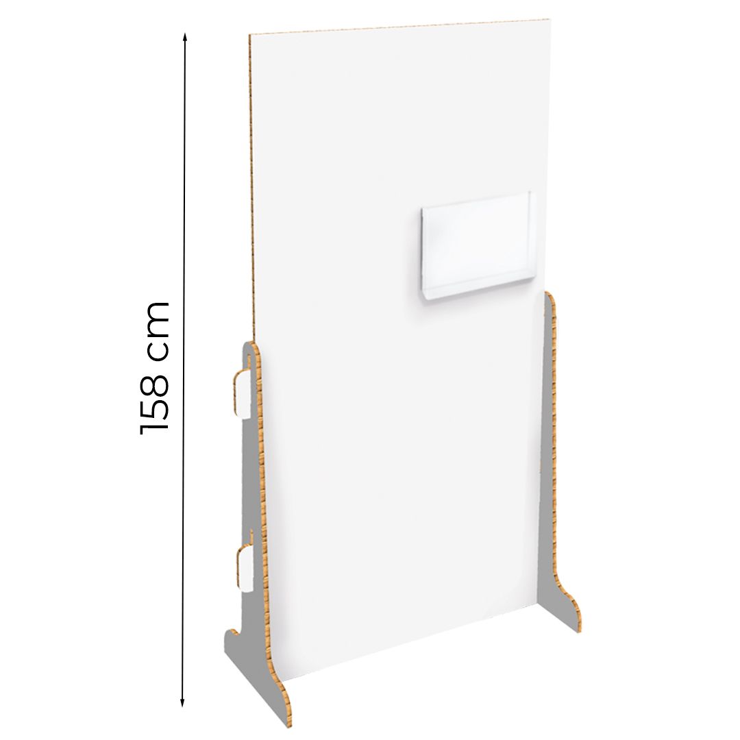 Pannello in cartone alveolare con supporto Stout M