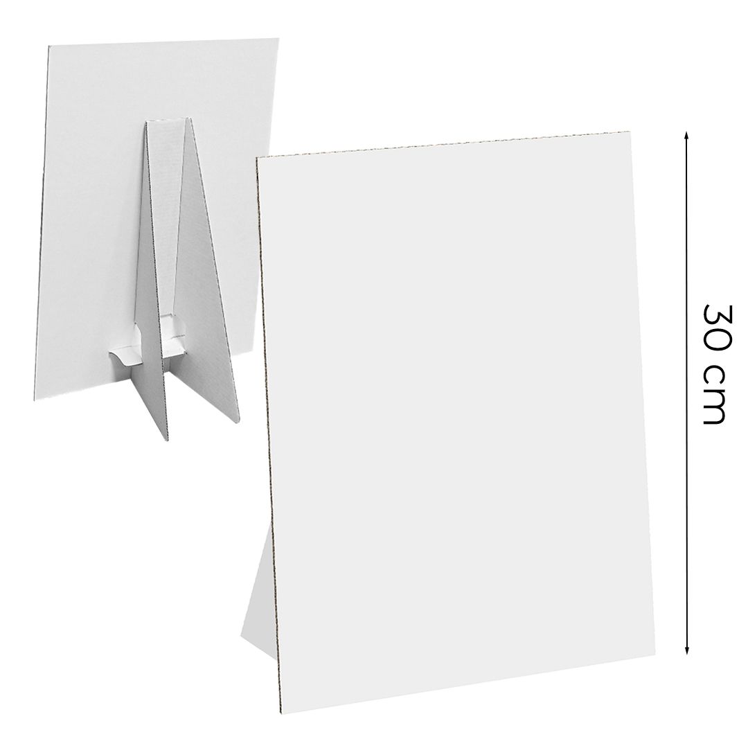 Cartello vetrina in cartone Basic A4 21x30 cm