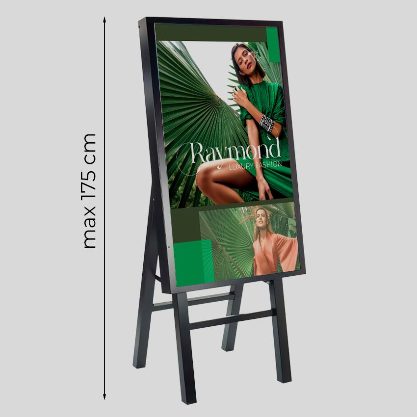 Display multimediale con cavalletto Chicago 50