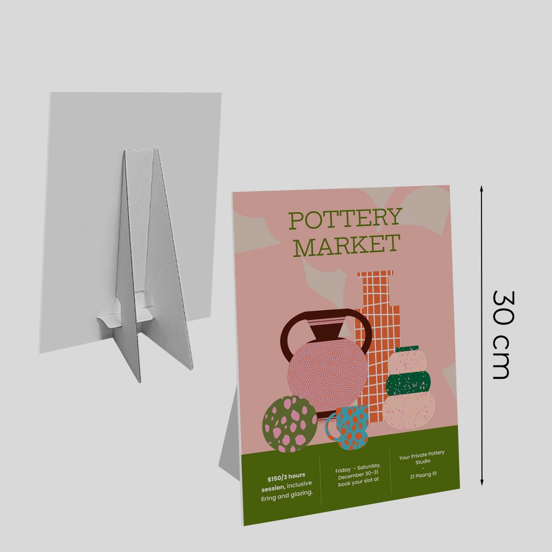 Cartello vetrina in forex Herc 21x30 cm