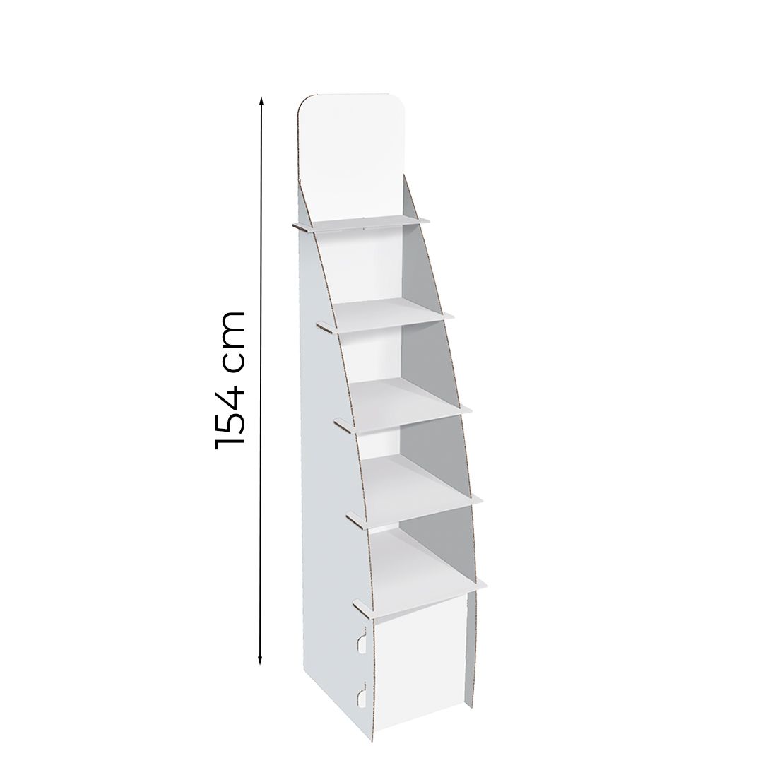 Espositore da terra con 5 ripiani Bishop M