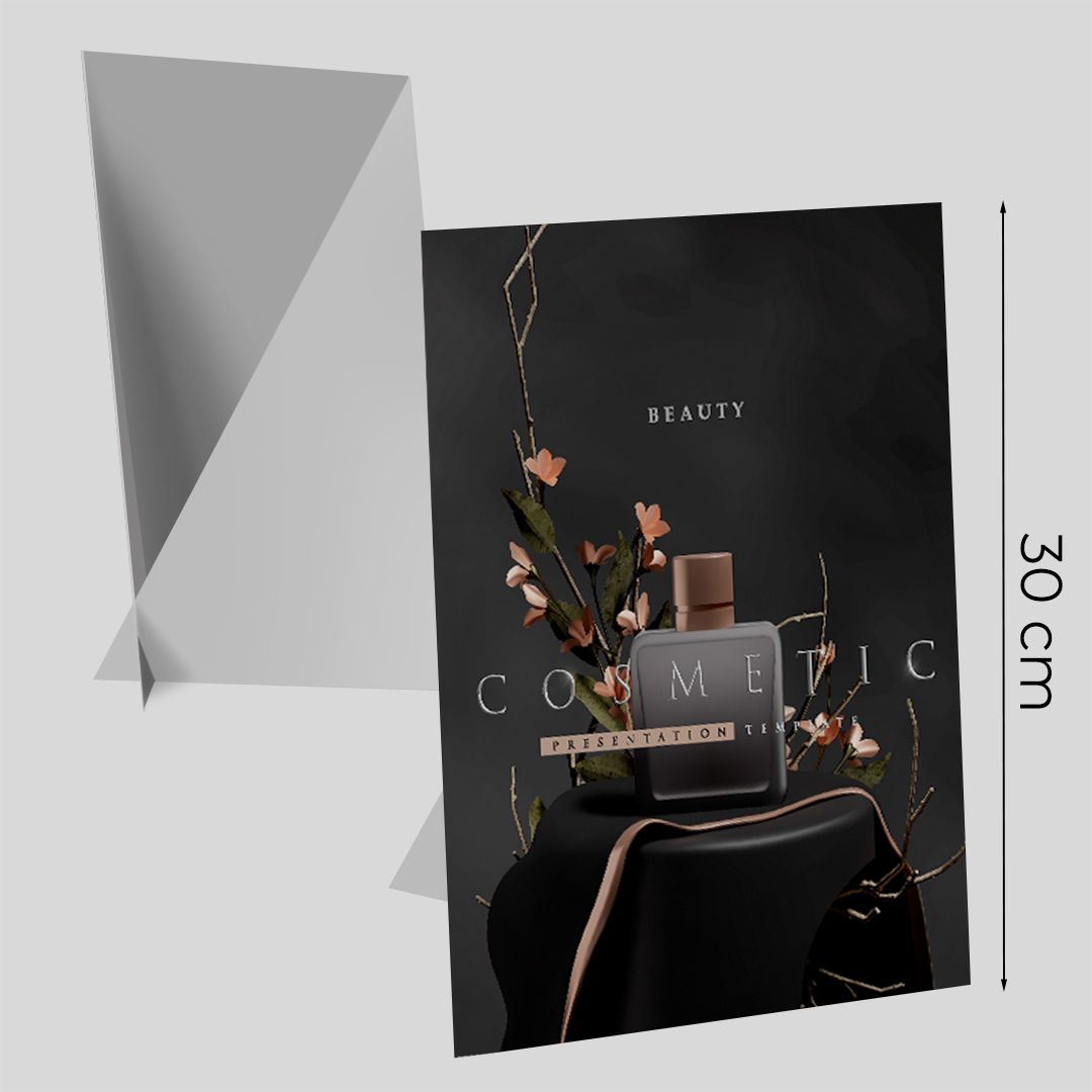 Cartello vetrina in cartone Plane A4 21x30 cm