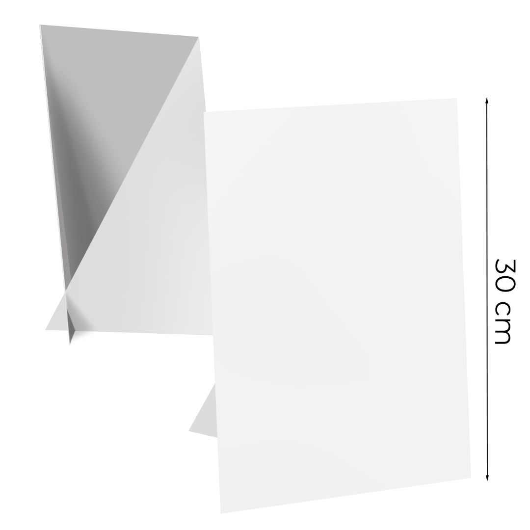 Cartello vetrina in cartone Plane A4 21x30 cm