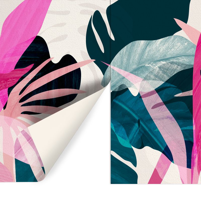 Carta da parati effetto canvas