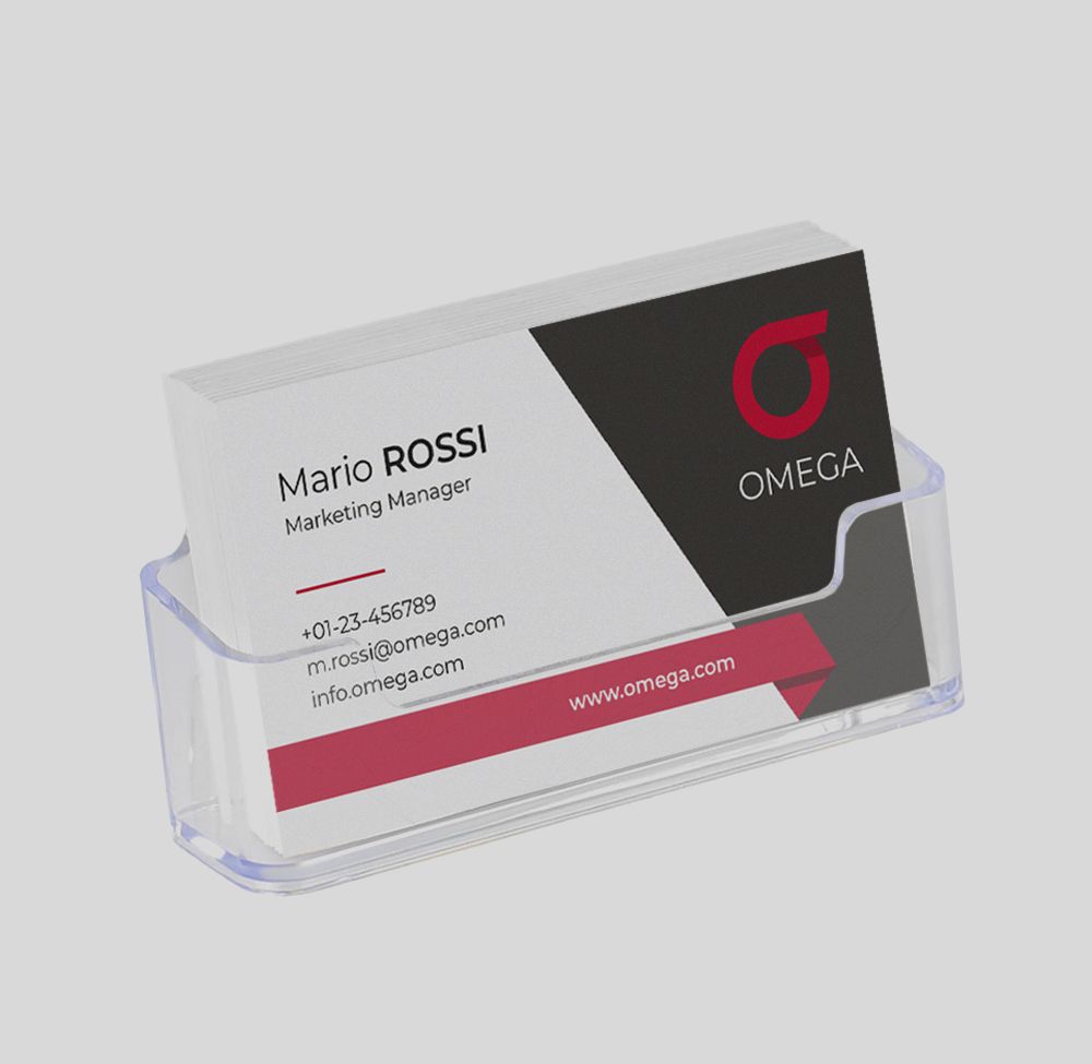 Dispenser per biglietti da visita