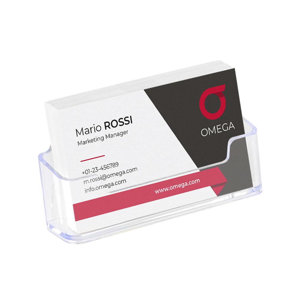 Dispenser per biglietti da visita