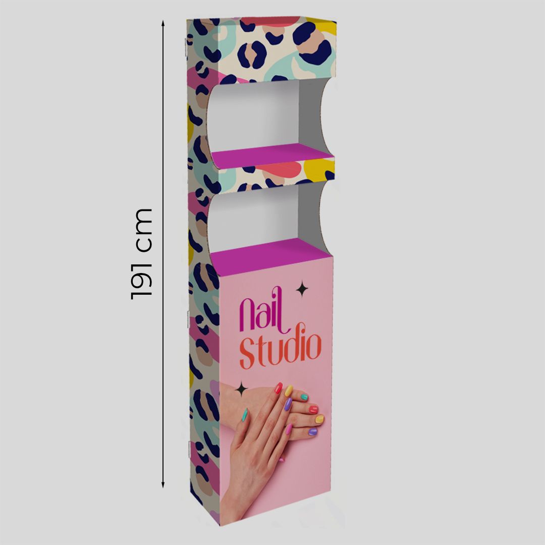 Espositore da terra con 2 ripiani Spaceman M