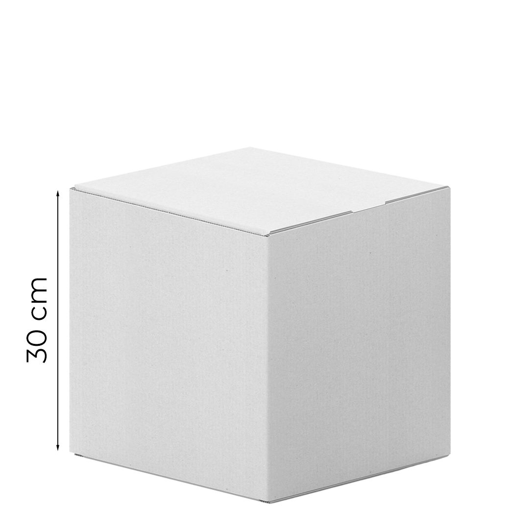 Cubo arredo in cartone 30 cm