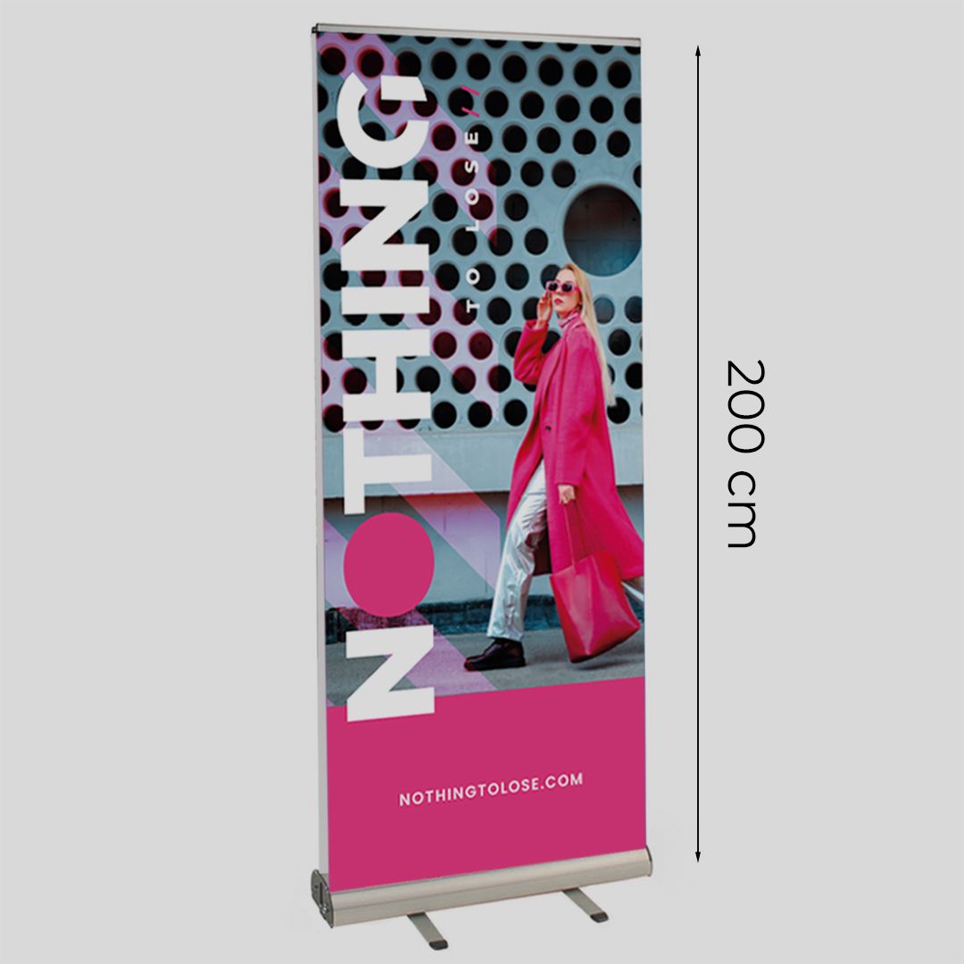 Roll up bifacciale da interno 85xh200 cm