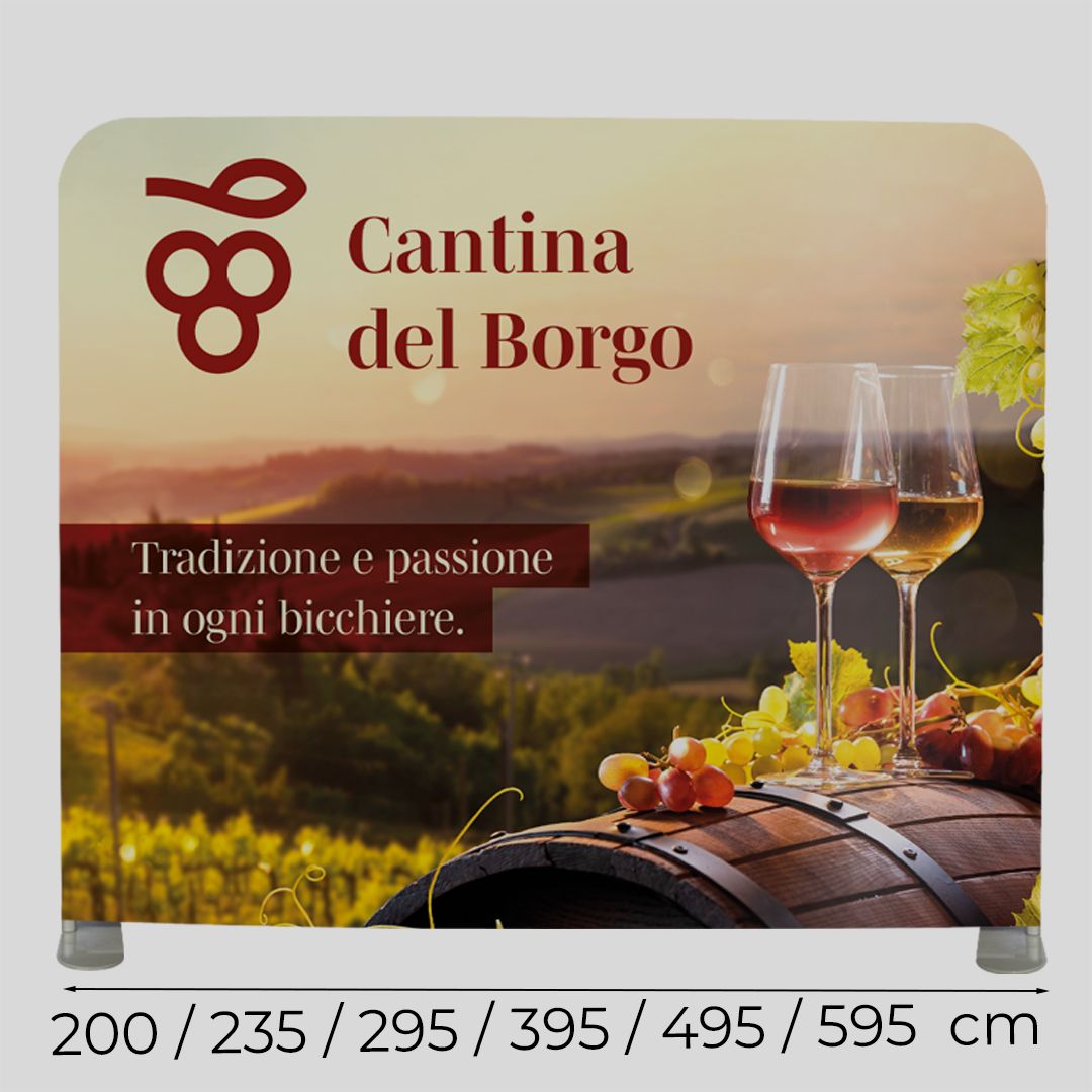 Espositore tubolare Formulate dritto