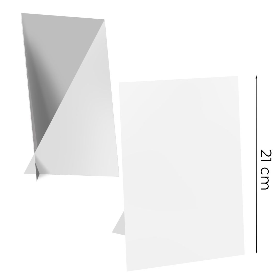 Cartello vetrina in cartone Plane A5 15x21 cm