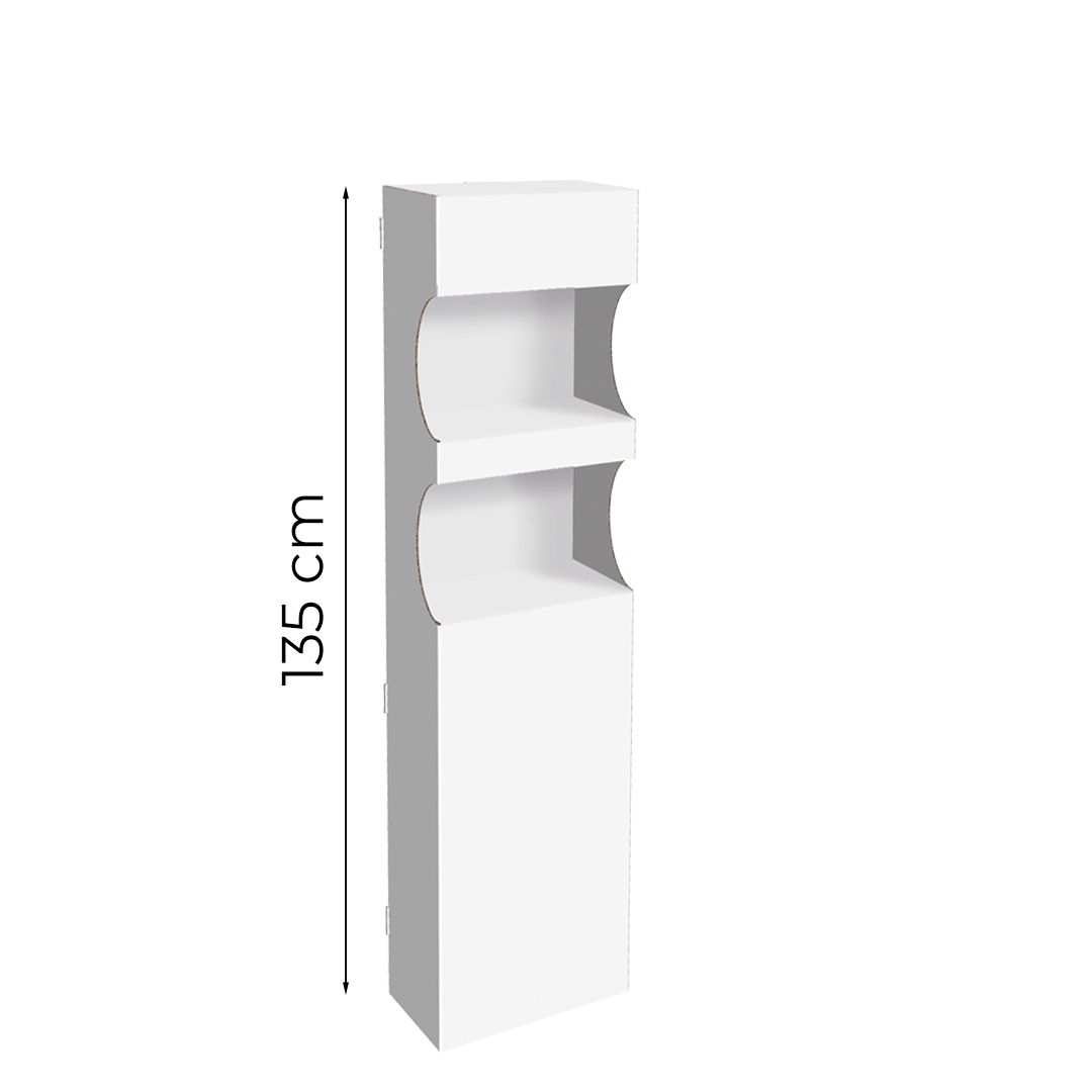 Espositore da terra con 2 ripiani Spaceman S