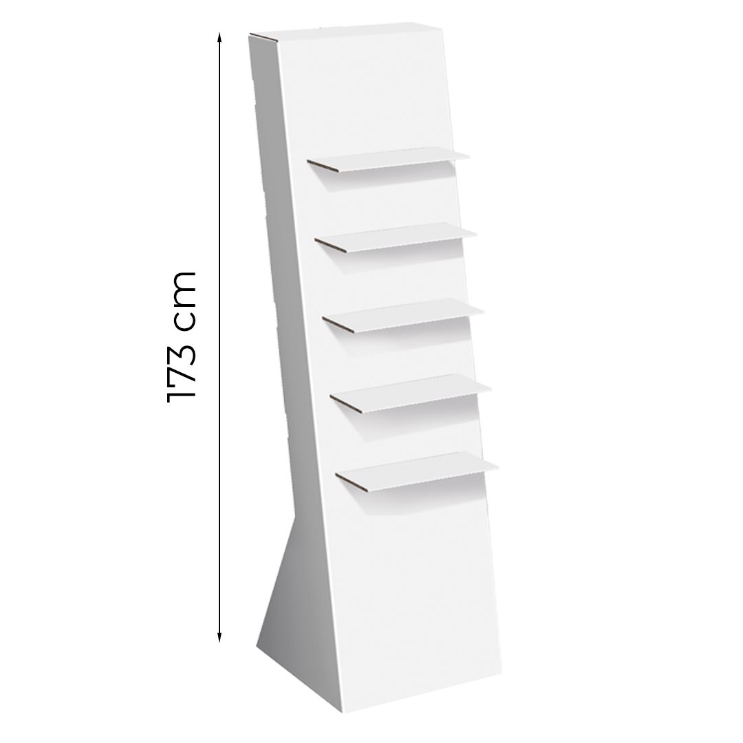 Espositore da terra con 5 mensole Penguin M