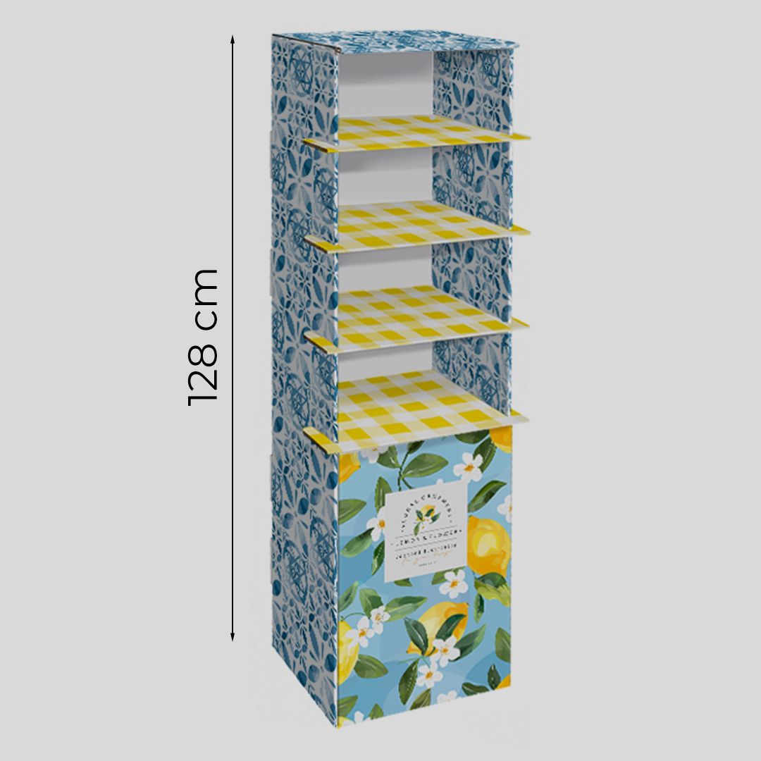 Espositore da terra con 4 ripiani Soldier M