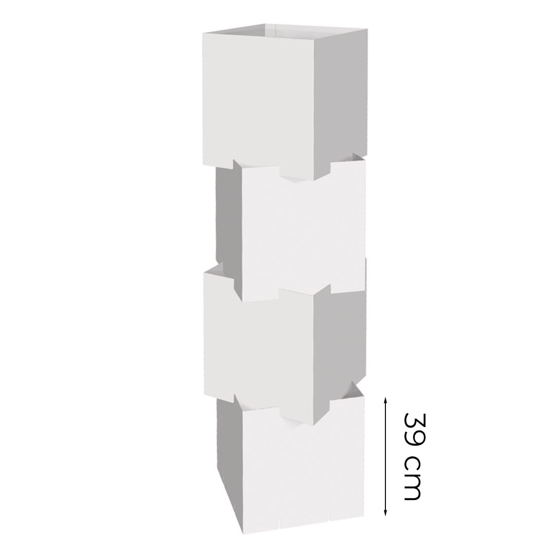 Totem da terra Cubes a 4 moduli