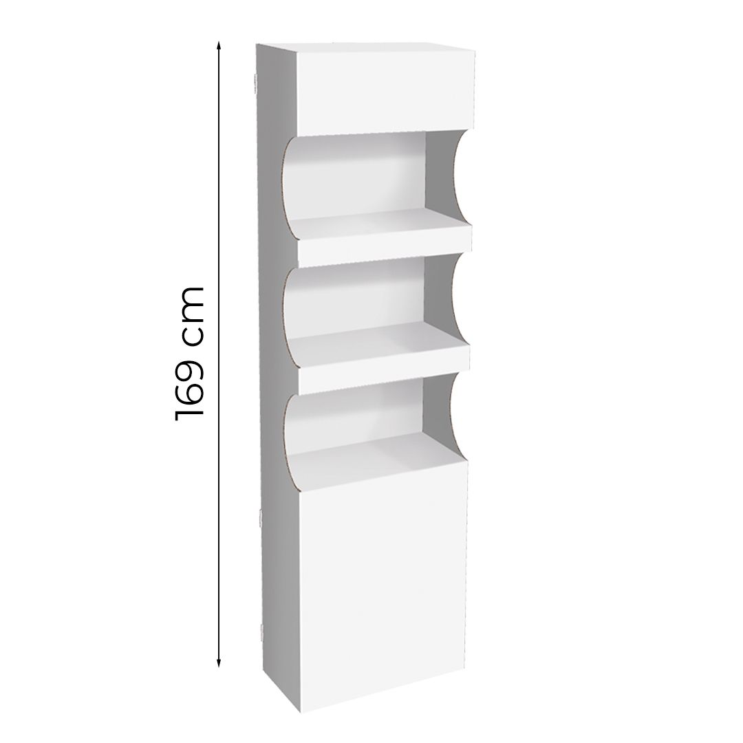 Espositore da terra con 3 ripiani Dolly