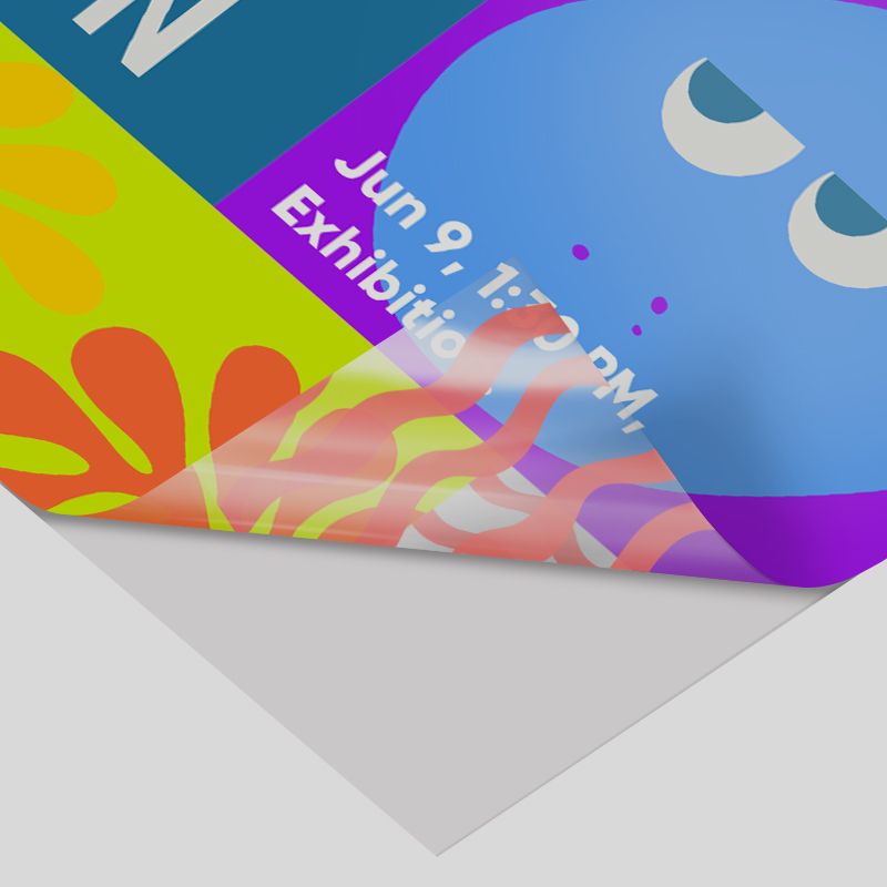 Adesivi satinati e trasparenti