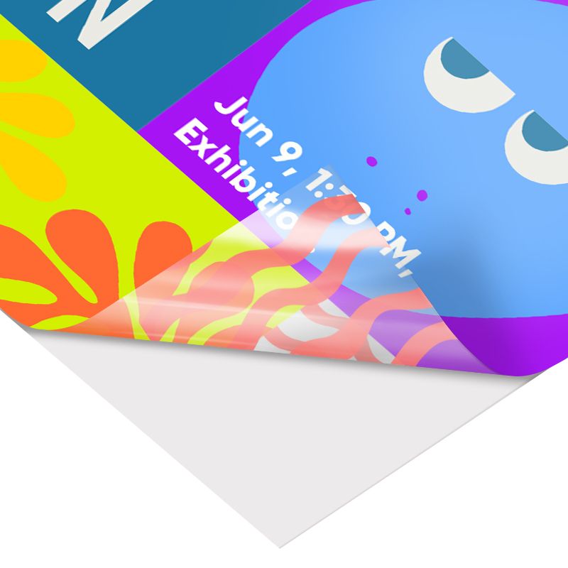 Adesivi satinati e trasparenti