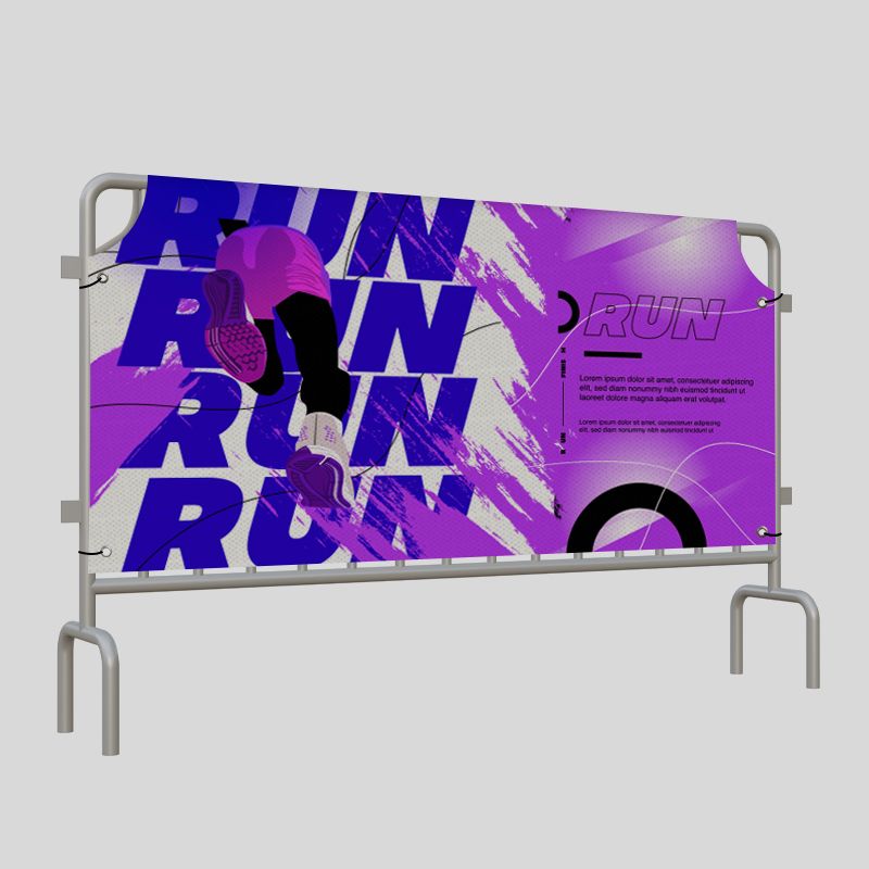 Striscioni per transenne