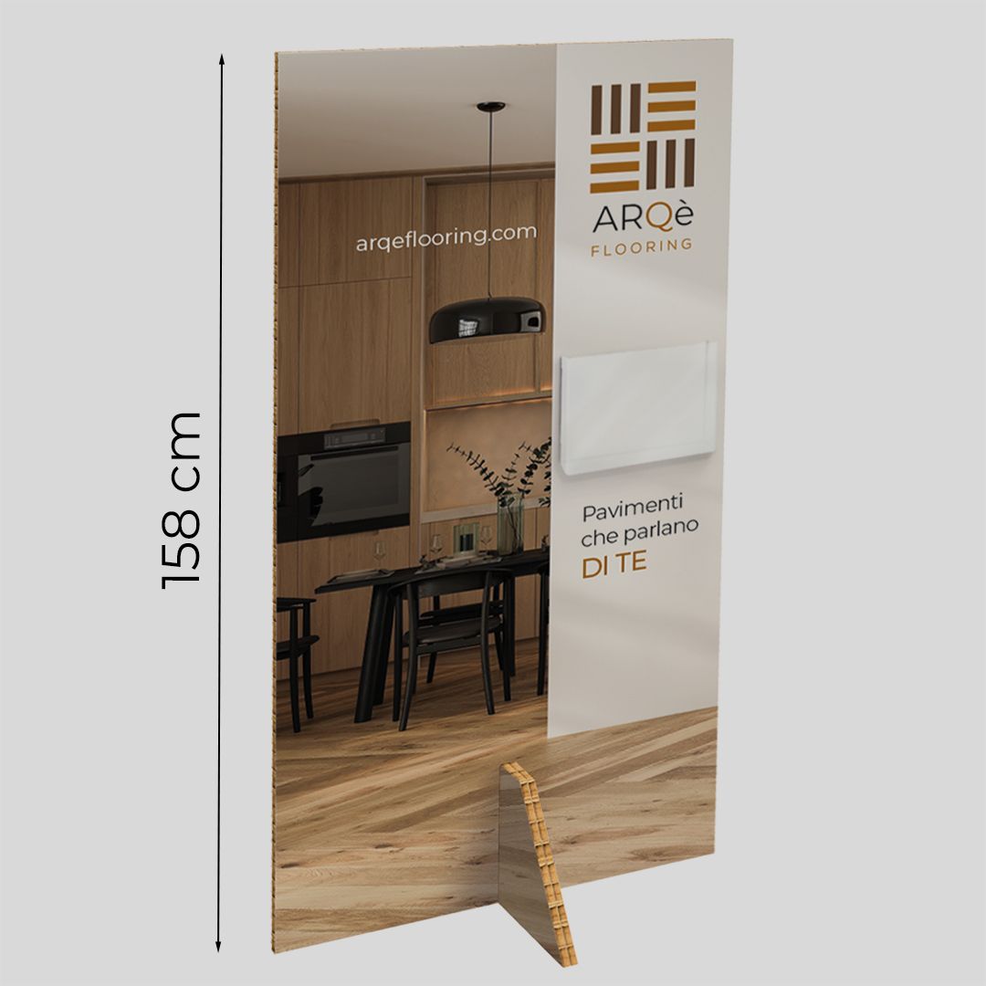 Pannello in cartone alveolare con supporto Premium M