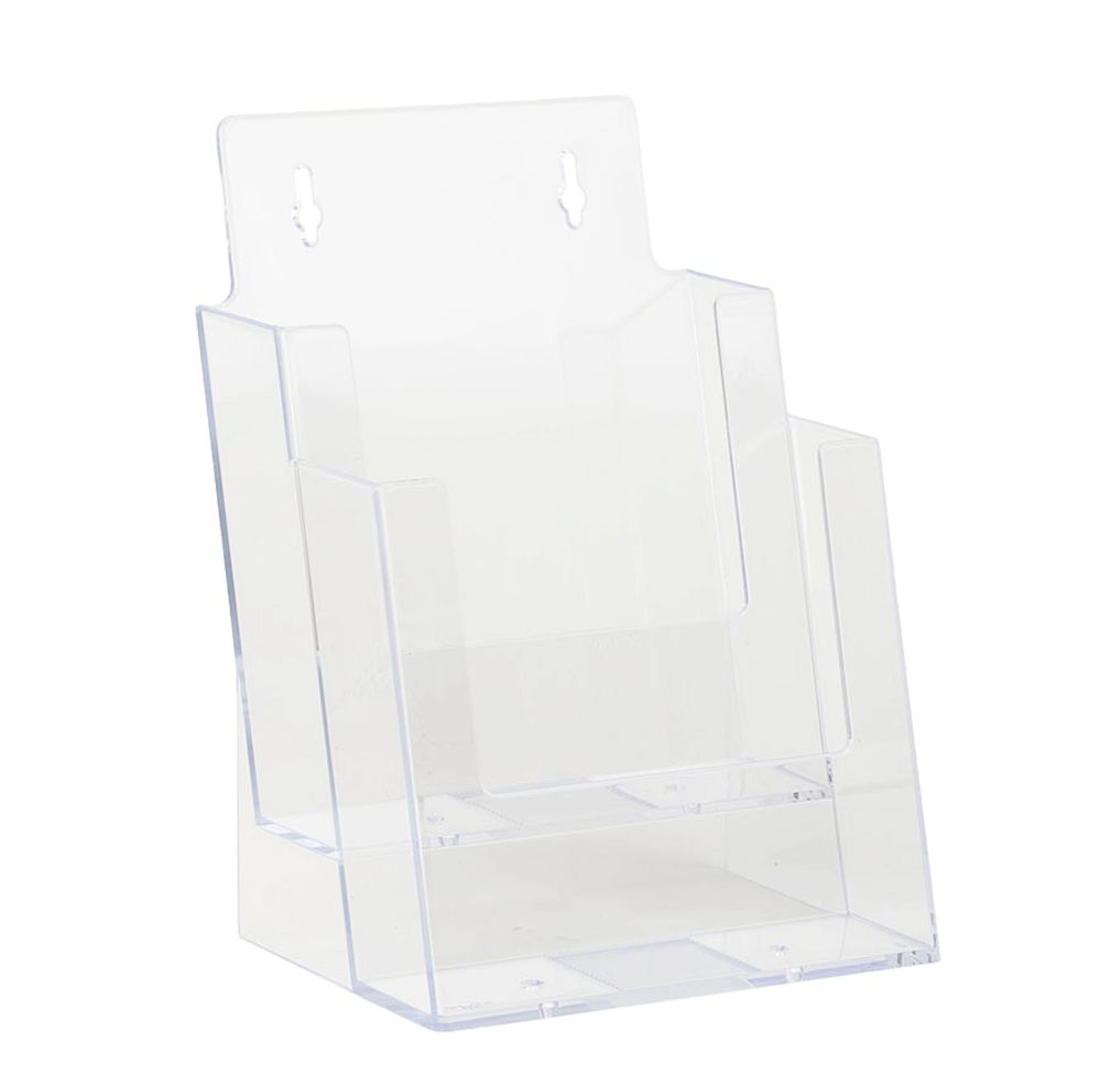 Display da banco porta volantini Vitrex 2 tasche