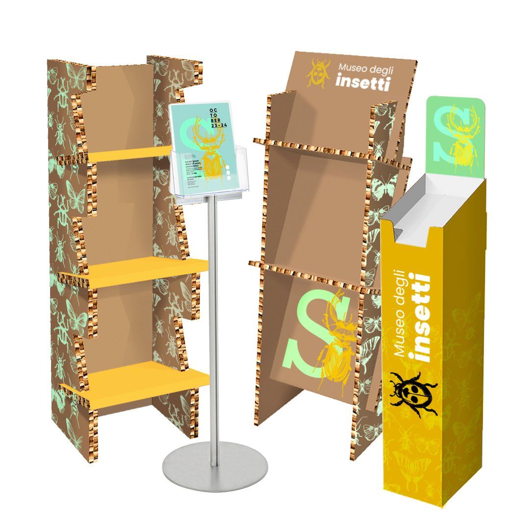 Espositori per libri e cataloghi