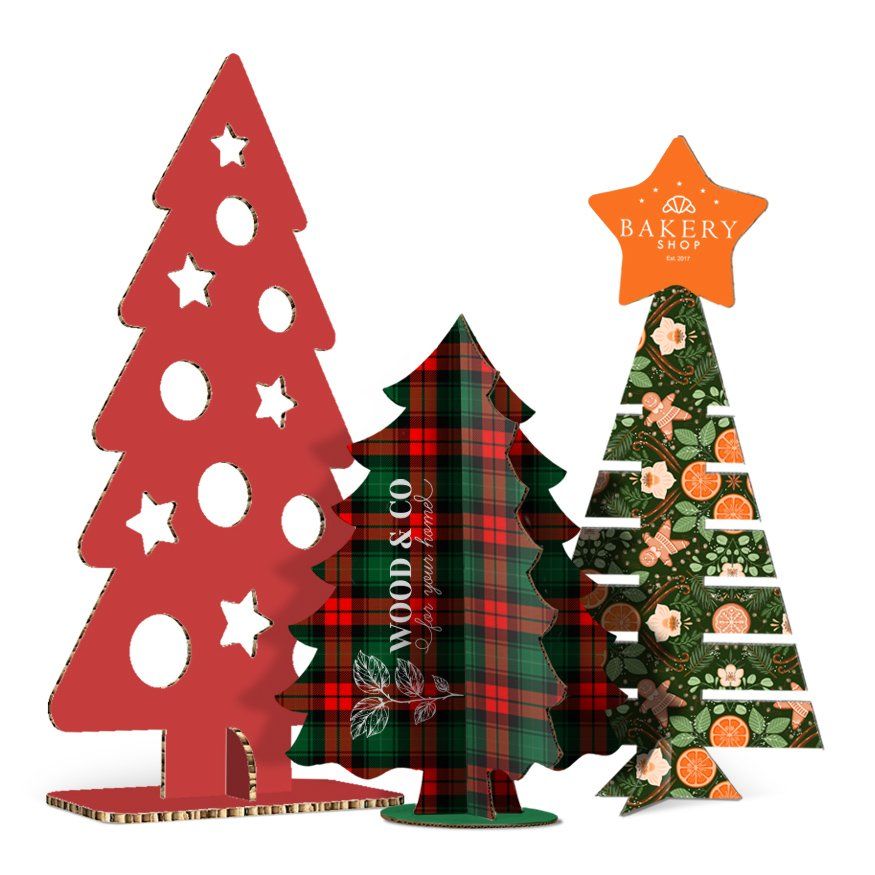 Alberi di Natale in cartone
