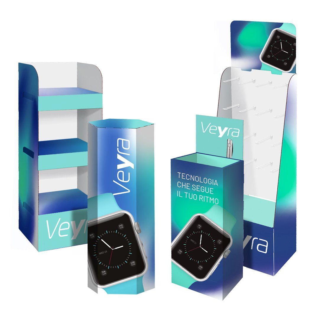 Espositori per elettronica e accessori tecnologici