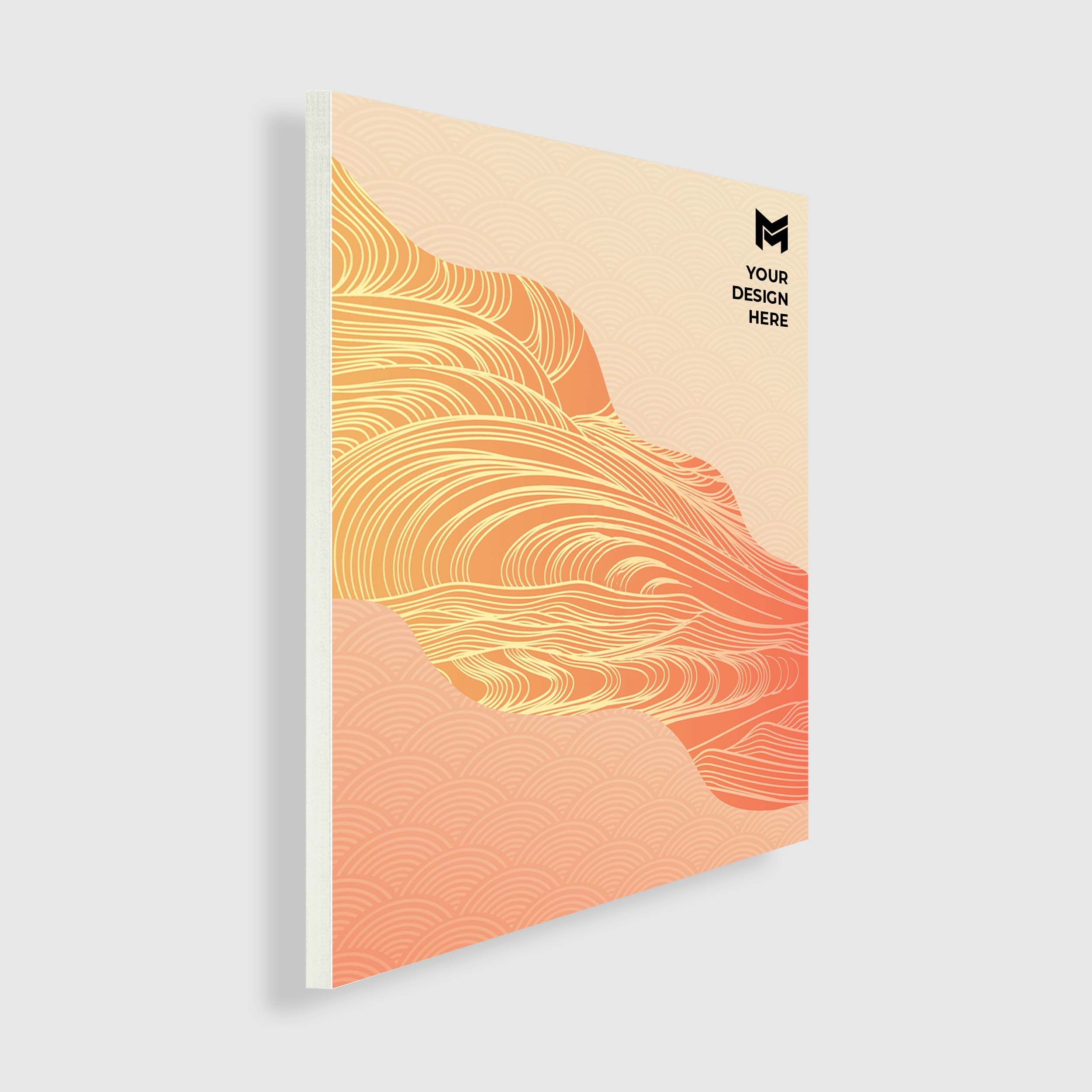 Print on sandwich panel