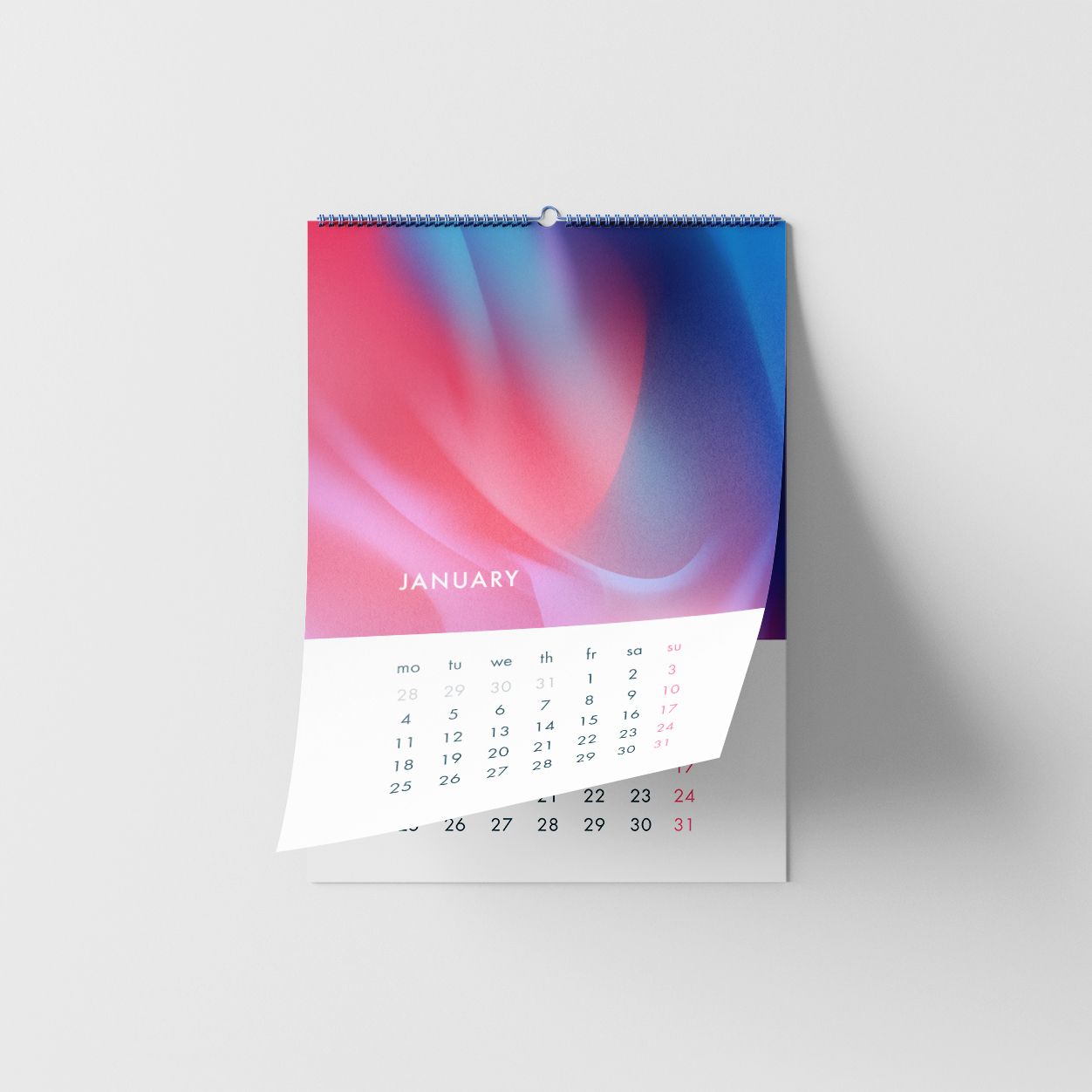 Customizable wall calendar