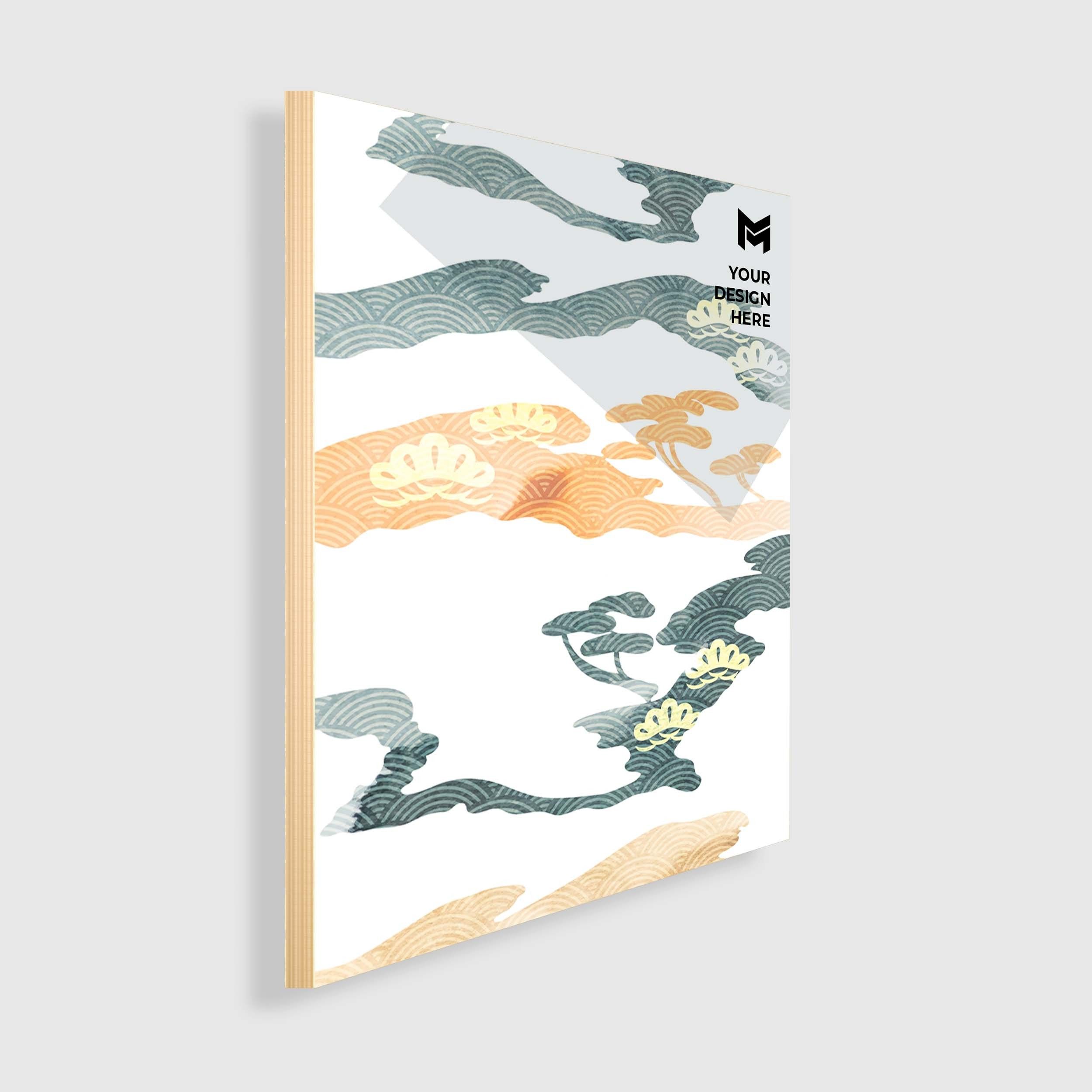 Print on wooden media