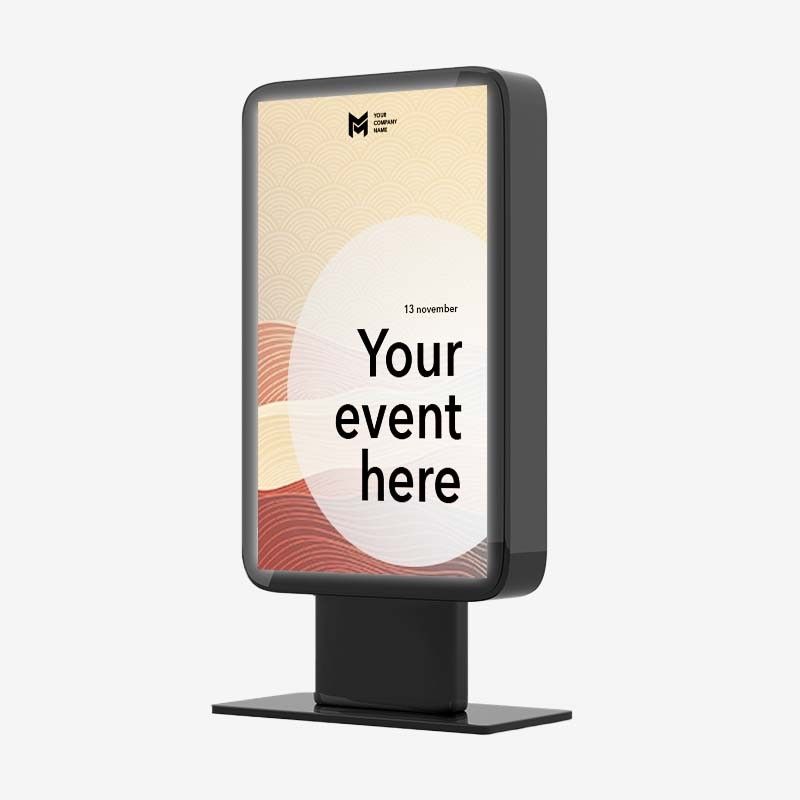 PVC-Banner mit Hintergrundbeleuchtung