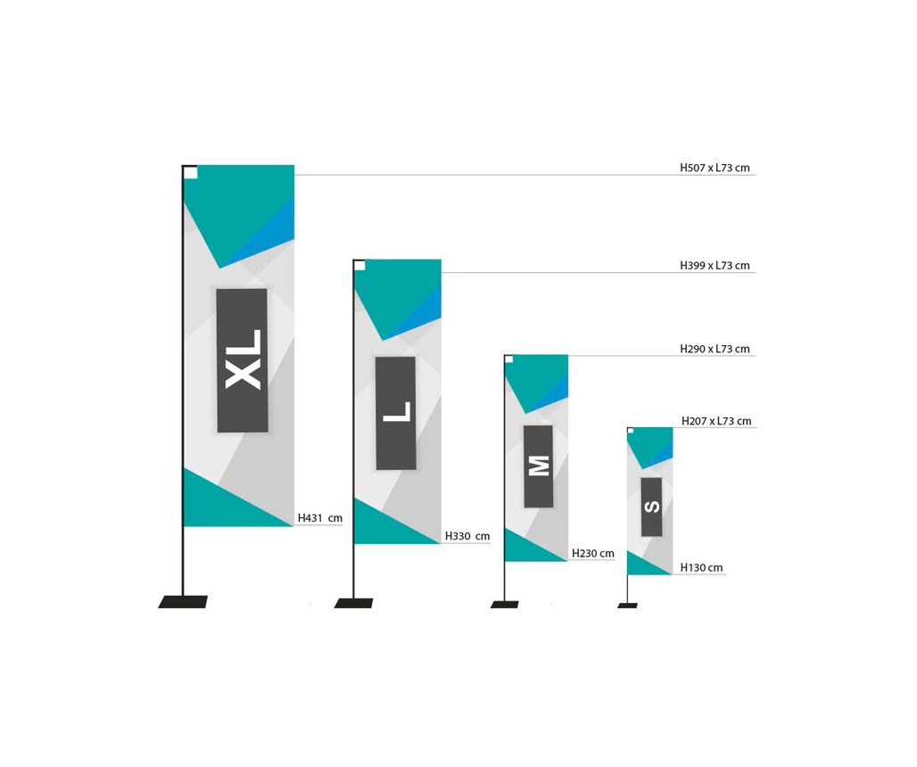 Bandiera Rettangolare personalizzata