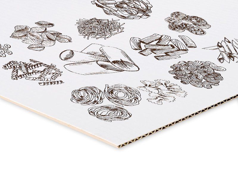 Stampa su Cartone ondulato 3 mm